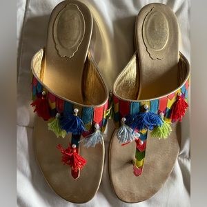 Rene caovilla thong sandals size 38